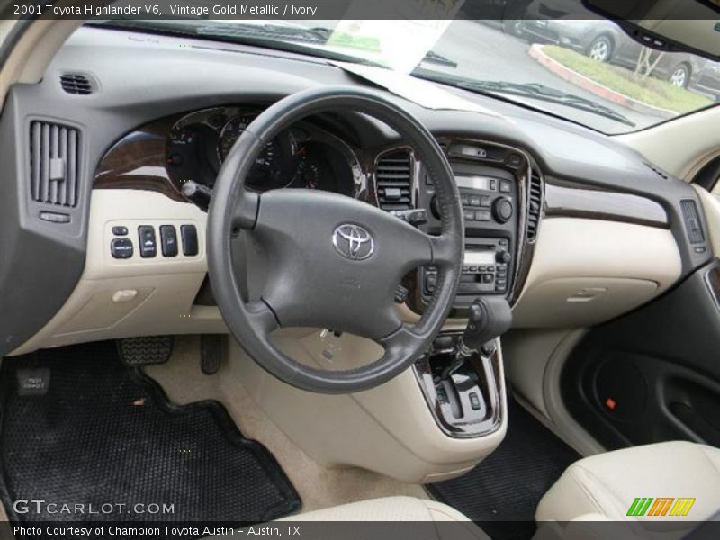 Dashboard of 2001 Highlander V6