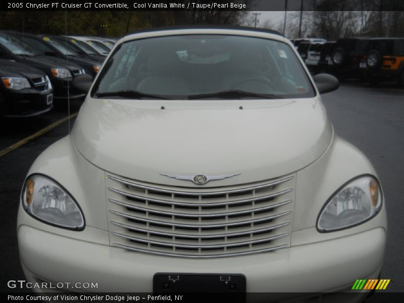 Cool Vanilla White / Taupe/Pearl Beige 2005 Chrysler PT Cruiser GT Convertible
