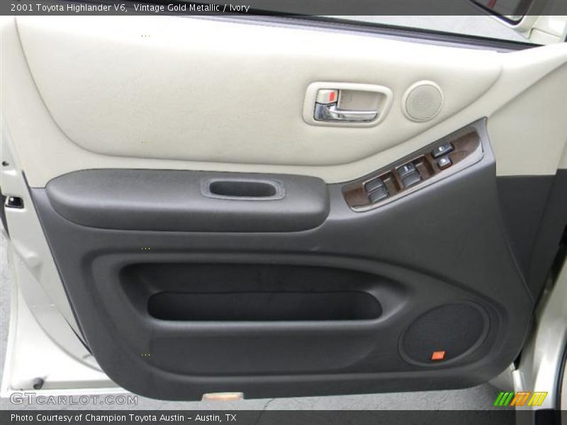 Vintage Gold Metallic / Ivory 2001 Toyota Highlander V6