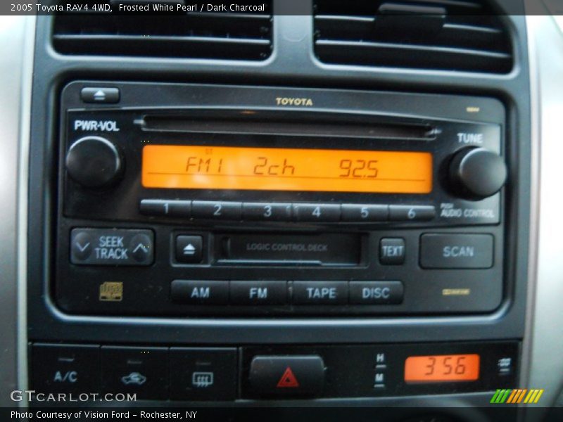 Frosted White Pearl / Dark Charcoal 2005 Toyota RAV4 4WD