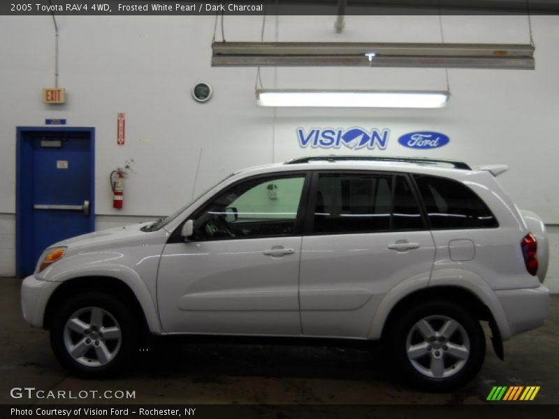 Frosted White Pearl / Dark Charcoal 2005 Toyota RAV4 4WD