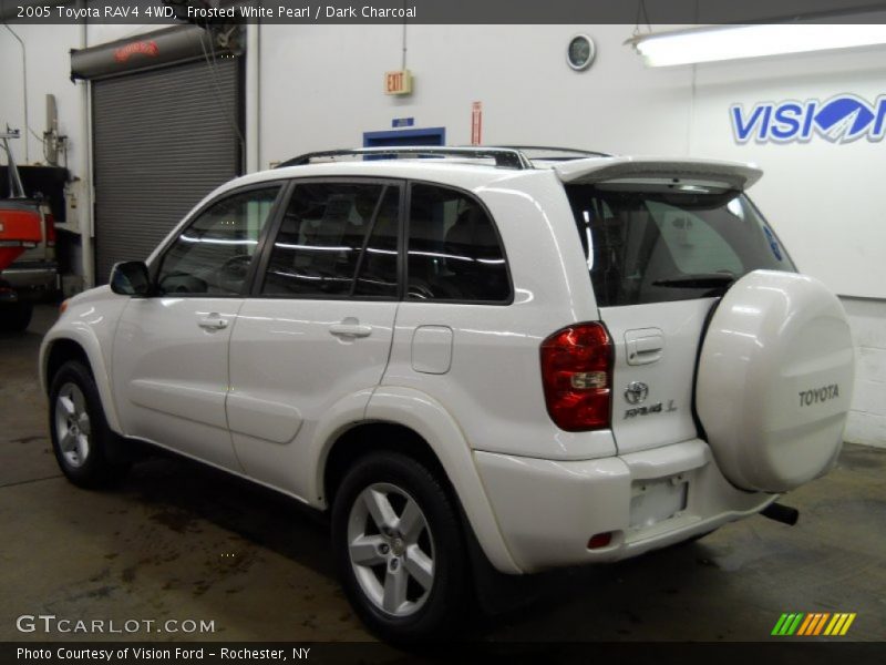 Frosted White Pearl / Dark Charcoal 2005 Toyota RAV4 4WD
