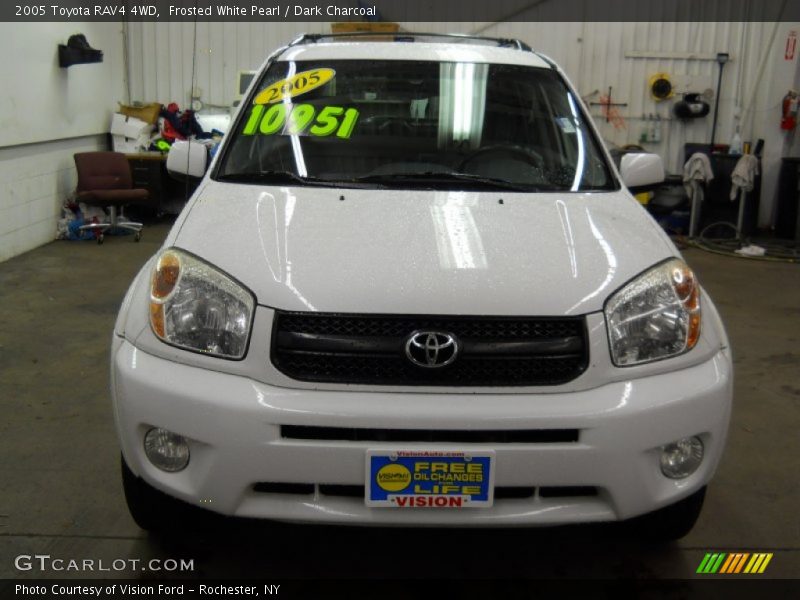Frosted White Pearl / Dark Charcoal 2005 Toyota RAV4 4WD