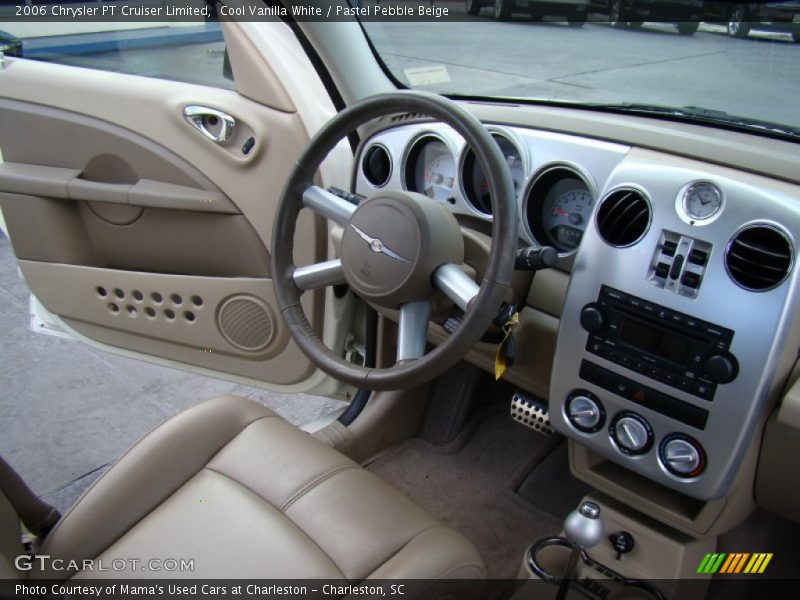 Cool Vanilla White / Pastel Pebble Beige 2006 Chrysler PT Cruiser Limited