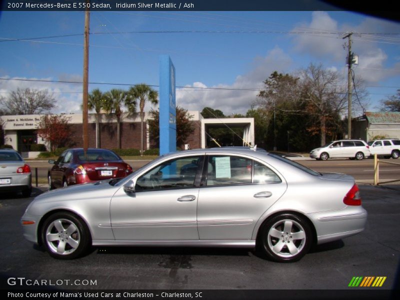 Iridium Silver Metallic / Ash 2007 Mercedes-Benz E 550 Sedan