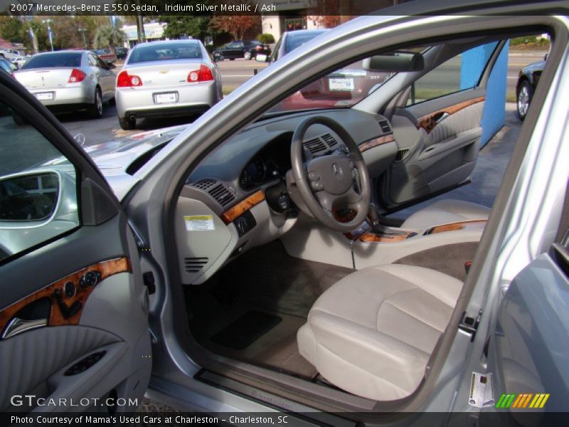 Iridium Silver Metallic / Ash 2007 Mercedes-Benz E 550 Sedan