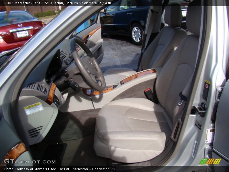 Iridium Silver Metallic / Ash 2007 Mercedes-Benz E 550 Sedan