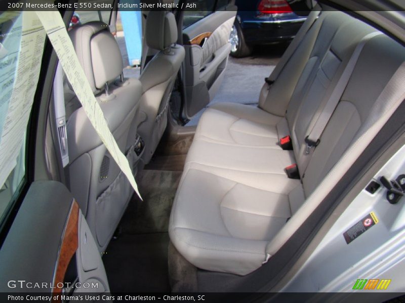 Iridium Silver Metallic / Ash 2007 Mercedes-Benz E 550 Sedan