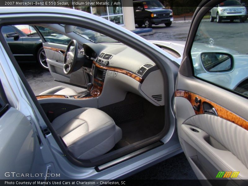 Iridium Silver Metallic / Ash 2007 Mercedes-Benz E 550 Sedan