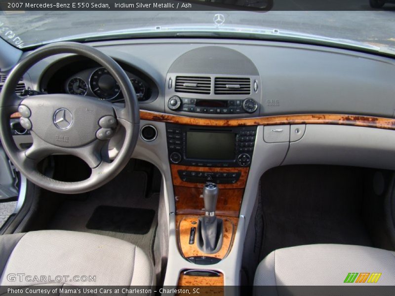 Iridium Silver Metallic / Ash 2007 Mercedes-Benz E 550 Sedan