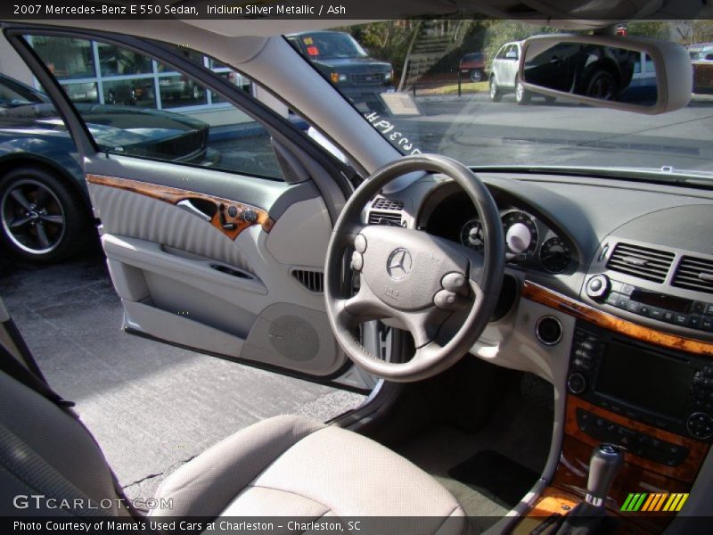 Iridium Silver Metallic / Ash 2007 Mercedes-Benz E 550 Sedan
