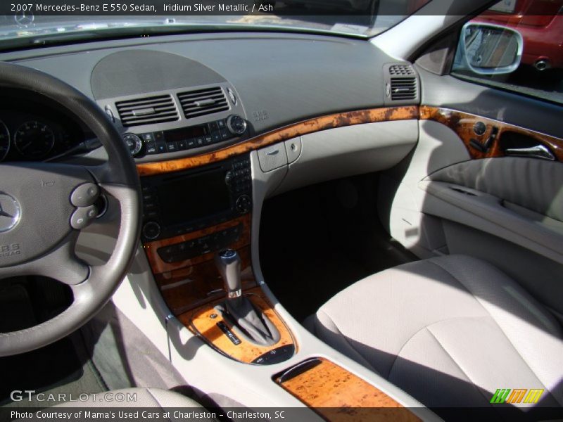 Iridium Silver Metallic / Ash 2007 Mercedes-Benz E 550 Sedan