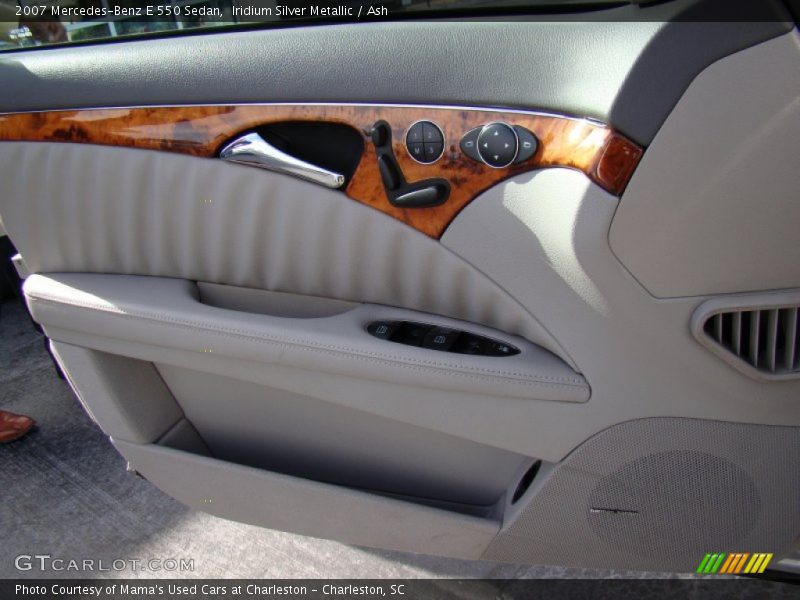 Iridium Silver Metallic / Ash 2007 Mercedes-Benz E 550 Sedan