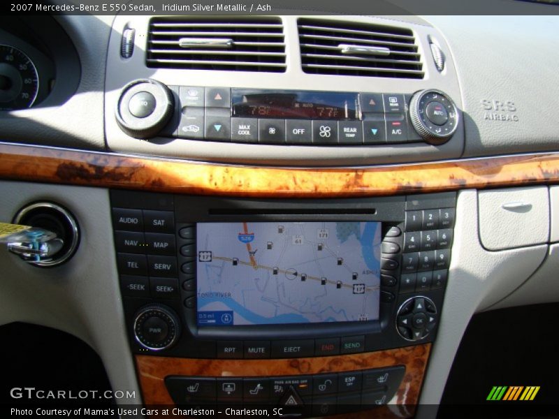 Iridium Silver Metallic / Ash 2007 Mercedes-Benz E 550 Sedan