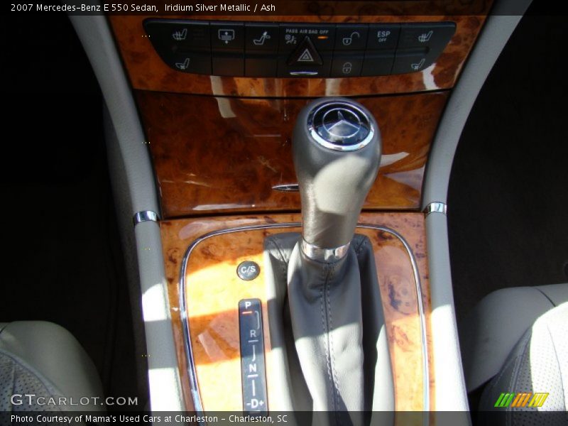 Iridium Silver Metallic / Ash 2007 Mercedes-Benz E 550 Sedan