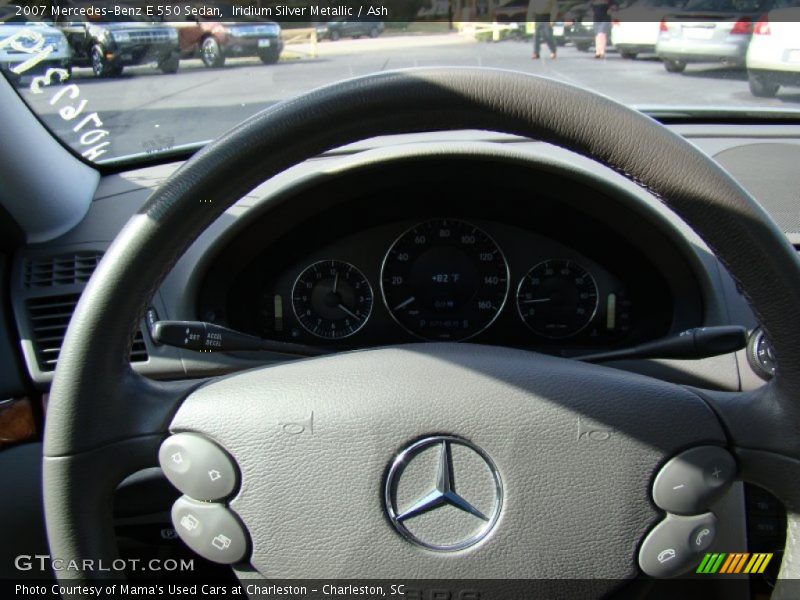 Iridium Silver Metallic / Ash 2007 Mercedes-Benz E 550 Sedan
