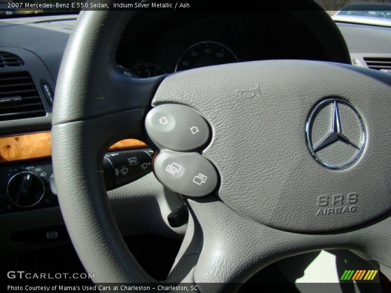 Iridium Silver Metallic / Ash 2007 Mercedes-Benz E 550 Sedan