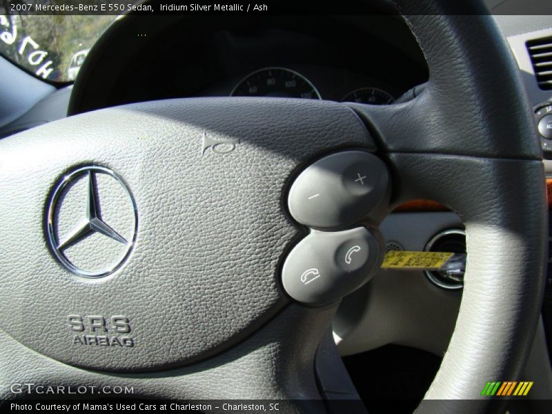 Iridium Silver Metallic / Ash 2007 Mercedes-Benz E 550 Sedan