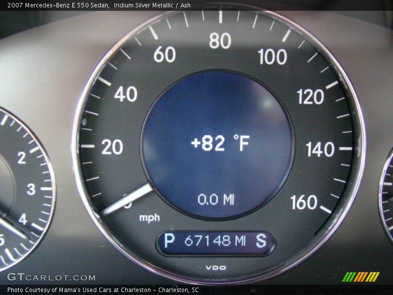 Iridium Silver Metallic / Ash 2007 Mercedes-Benz E 550 Sedan