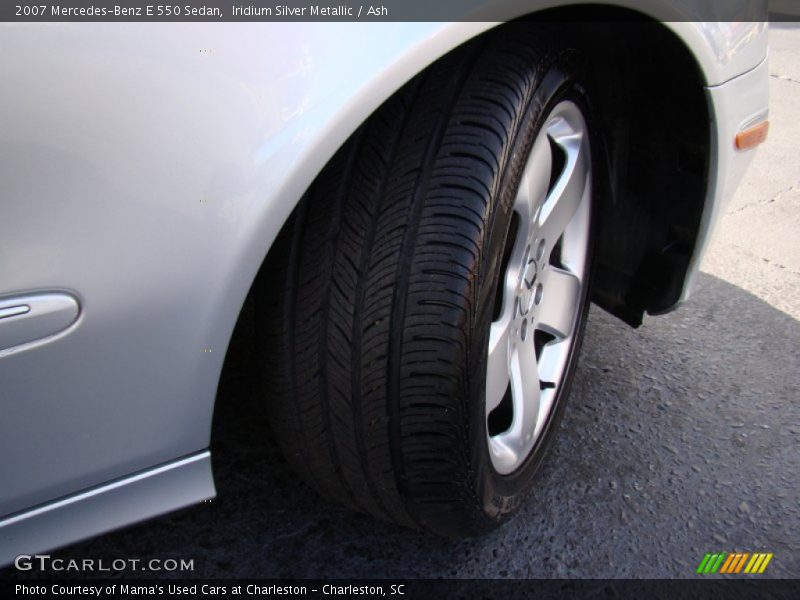 Iridium Silver Metallic / Ash 2007 Mercedes-Benz E 550 Sedan