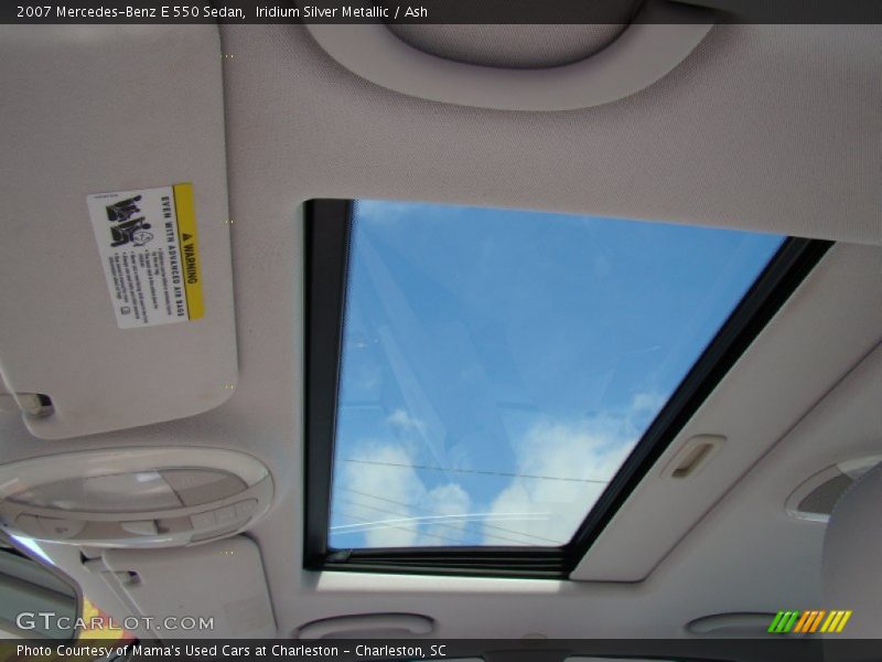 Iridium Silver Metallic / Ash 2007 Mercedes-Benz E 550 Sedan