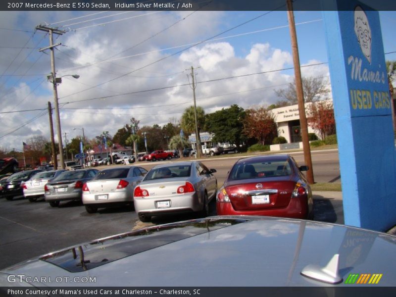 Iridium Silver Metallic / Ash 2007 Mercedes-Benz E 550 Sedan