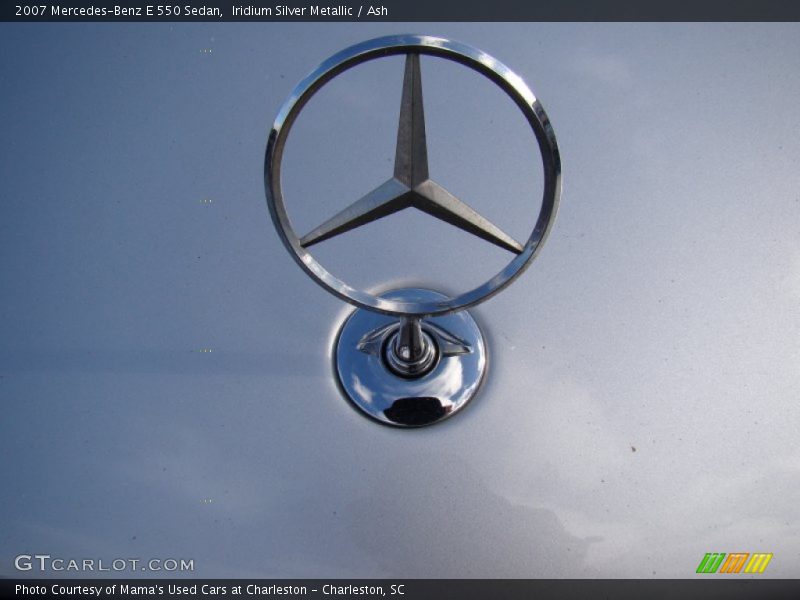Iridium Silver Metallic / Ash 2007 Mercedes-Benz E 550 Sedan