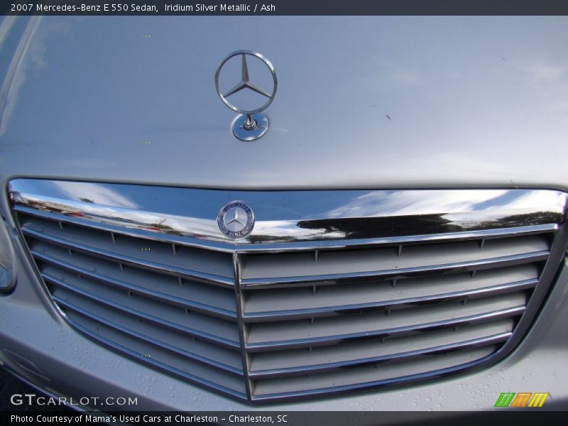 Iridium Silver Metallic / Ash 2007 Mercedes-Benz E 550 Sedan