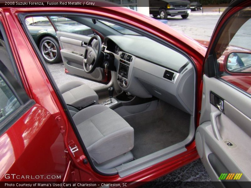 Fusion Red Metallic / Grey 2008 Suzuki Forenza