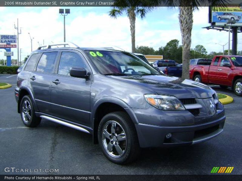 Graphite Gray Pearl / Charcoal 2006 Mitsubishi Outlander SE