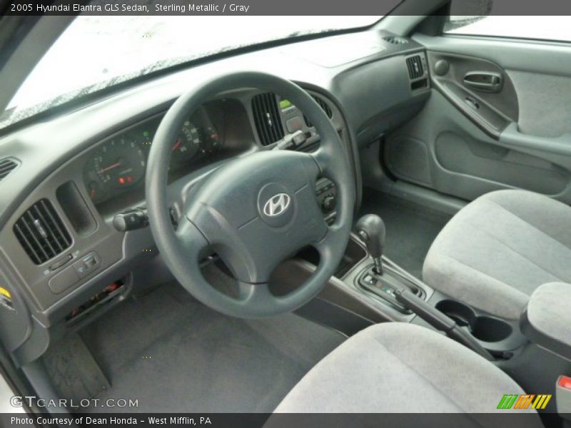 Sterling Metallic / Gray 2005 Hyundai Elantra GLS Sedan