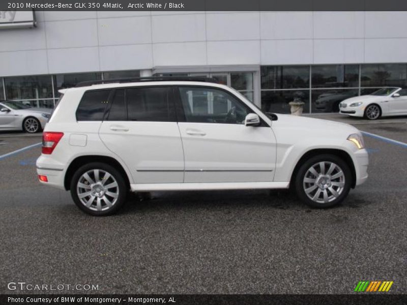 Arctic White / Black 2010 Mercedes-Benz GLK 350 4Matic