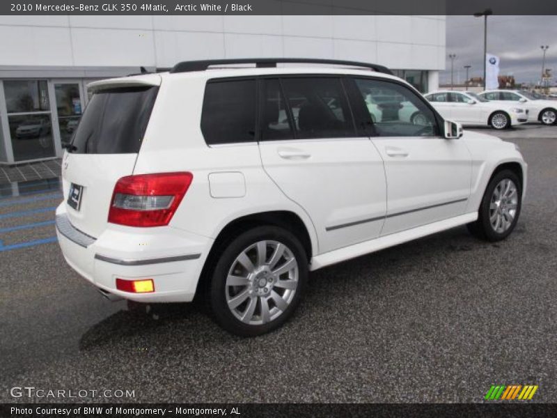 Arctic White / Black 2010 Mercedes-Benz GLK 350 4Matic