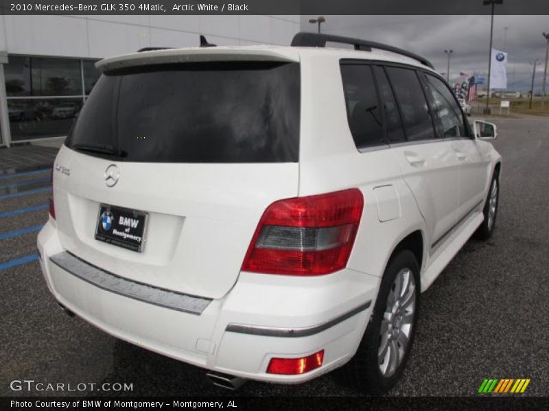Arctic White / Black 2010 Mercedes-Benz GLK 350 4Matic