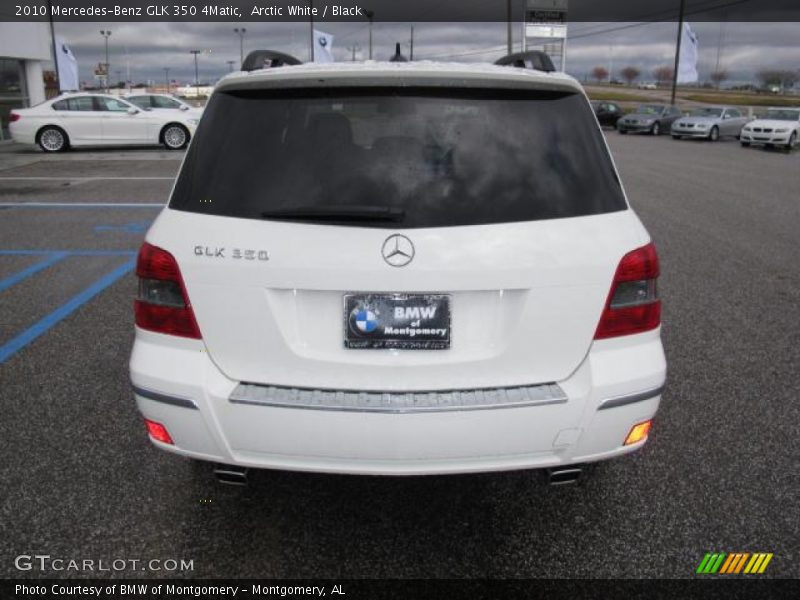 Arctic White / Black 2010 Mercedes-Benz GLK 350 4Matic
