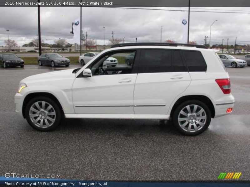 Arctic White / Black 2010 Mercedes-Benz GLK 350 4Matic