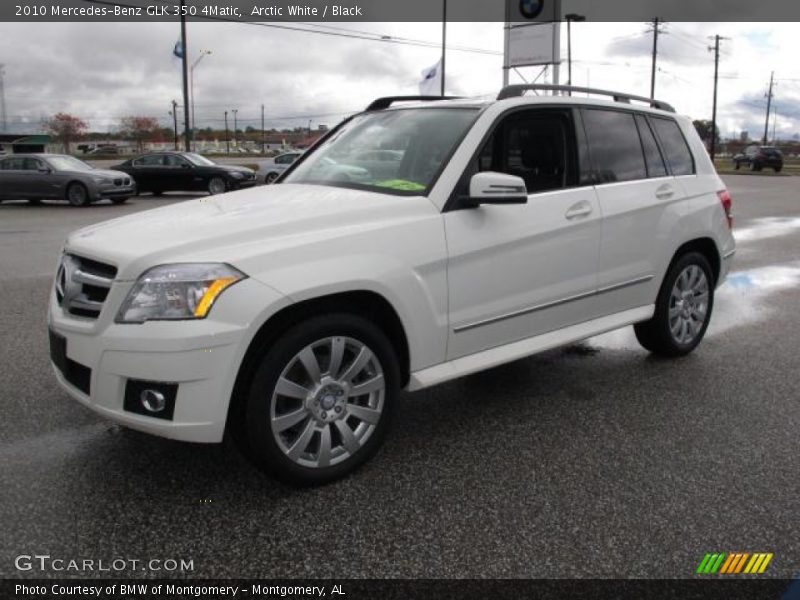 Arctic White / Black 2010 Mercedes-Benz GLK 350 4Matic