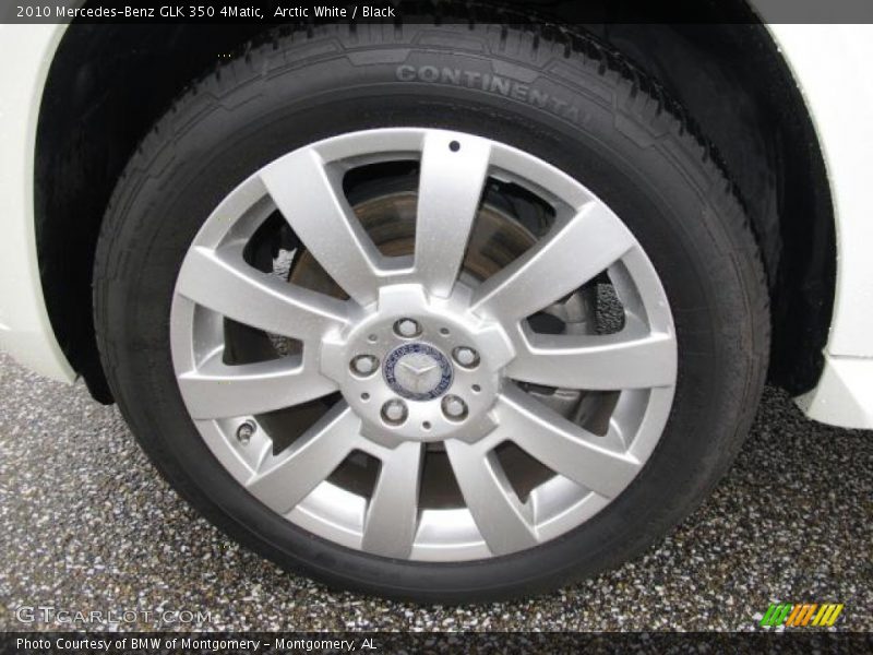 Arctic White / Black 2010 Mercedes-Benz GLK 350 4Matic