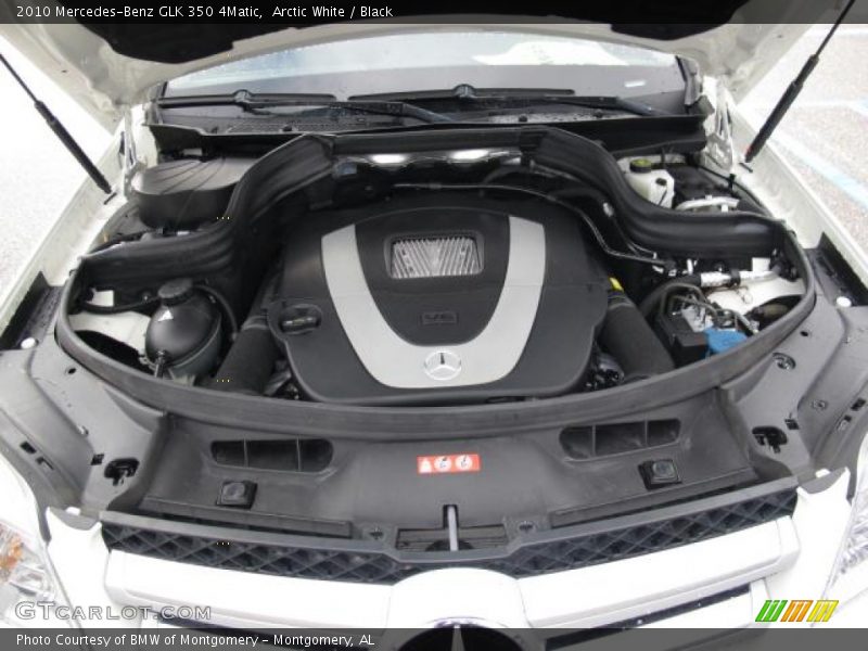 Arctic White / Black 2010 Mercedes-Benz GLK 350 4Matic