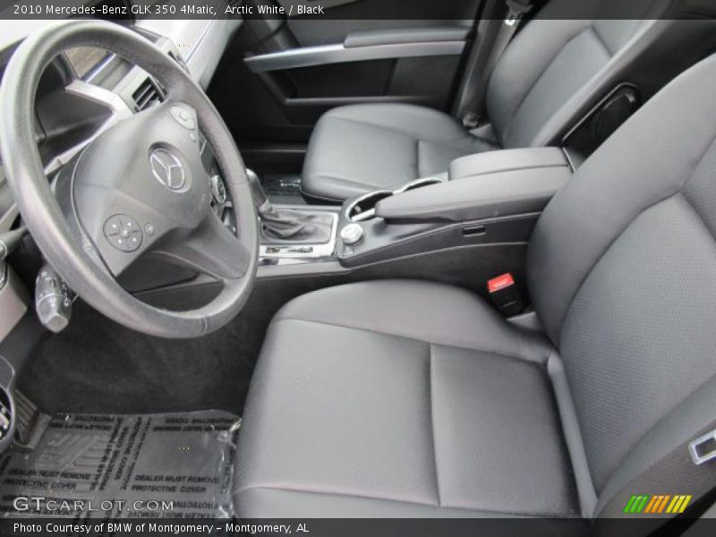 Arctic White / Black 2010 Mercedes-Benz GLK 350 4Matic