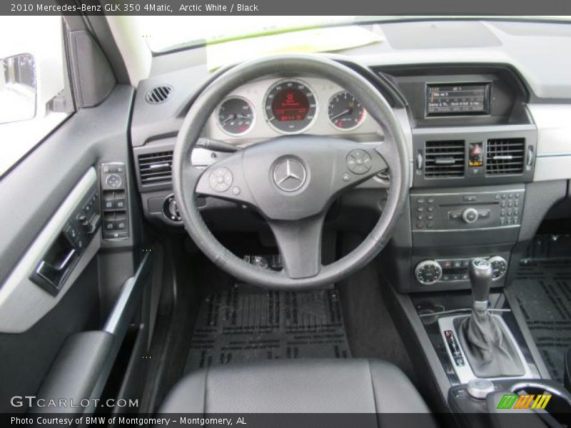 Arctic White / Black 2010 Mercedes-Benz GLK 350 4Matic