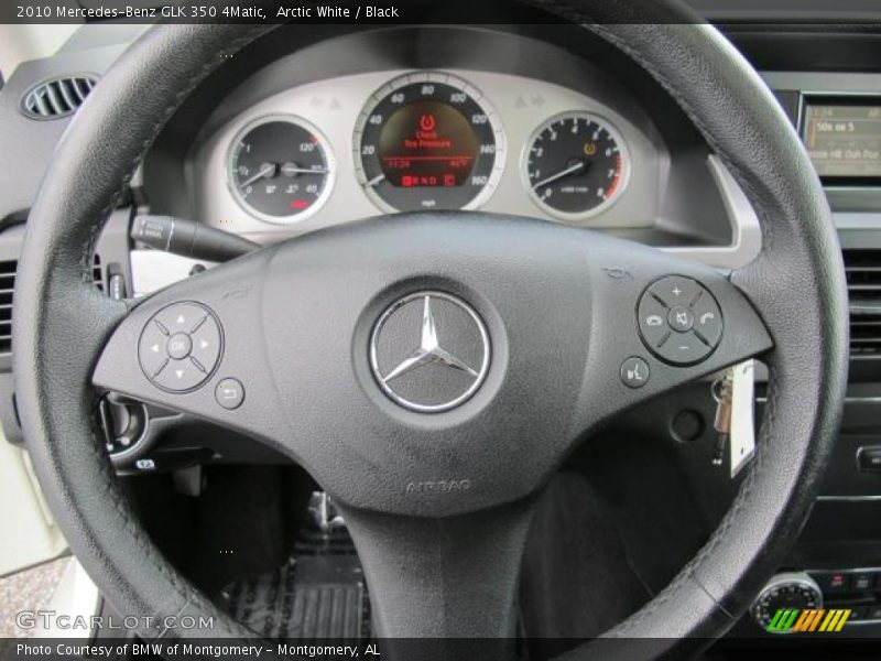Arctic White / Black 2010 Mercedes-Benz GLK 350 4Matic