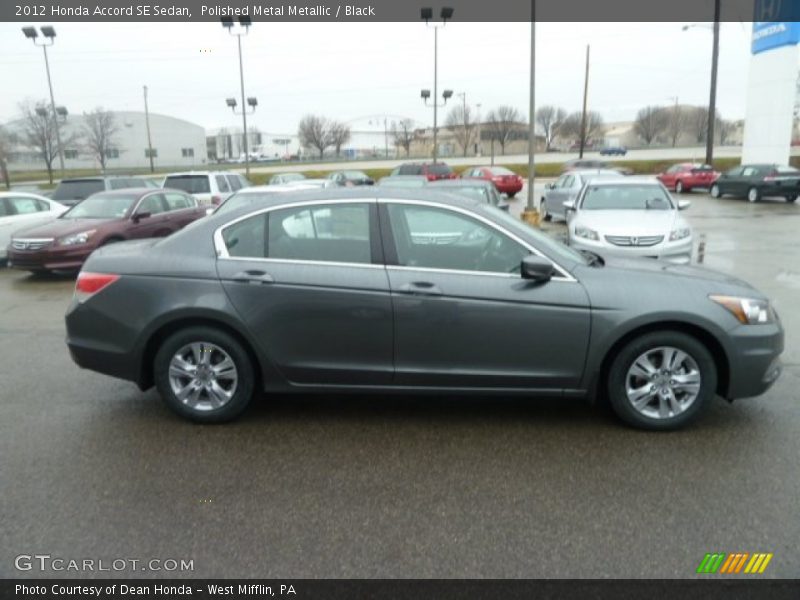 Polished Metal Metallic / Black 2012 Honda Accord SE Sedan