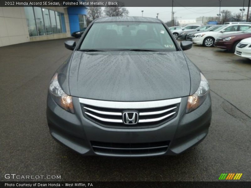 Polished Metal Metallic / Black 2012 Honda Accord SE Sedan