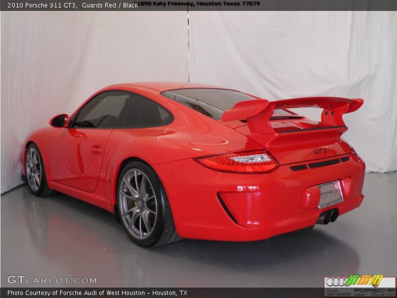 Guards Red / Black 2010 Porsche 911 GT3