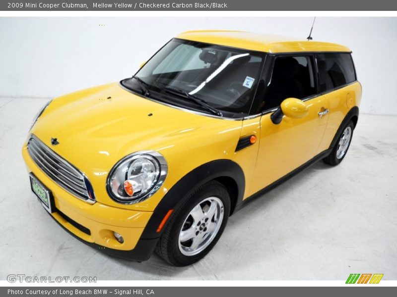 Mellow Yellow / Checkered Carbon Black/Black 2009 Mini Cooper Clubman