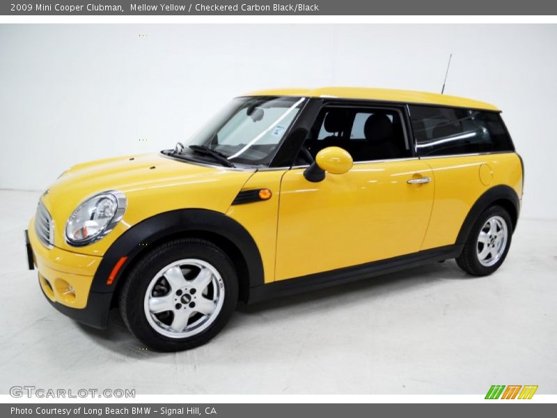 Mellow Yellow / Checkered Carbon Black/Black 2009 Mini Cooper Clubman
