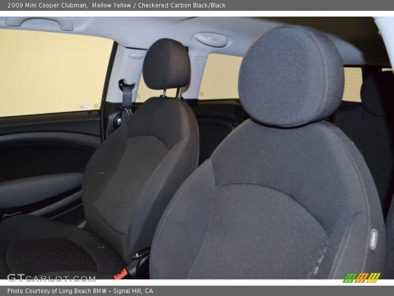 Mellow Yellow / Checkered Carbon Black/Black 2009 Mini Cooper Clubman
