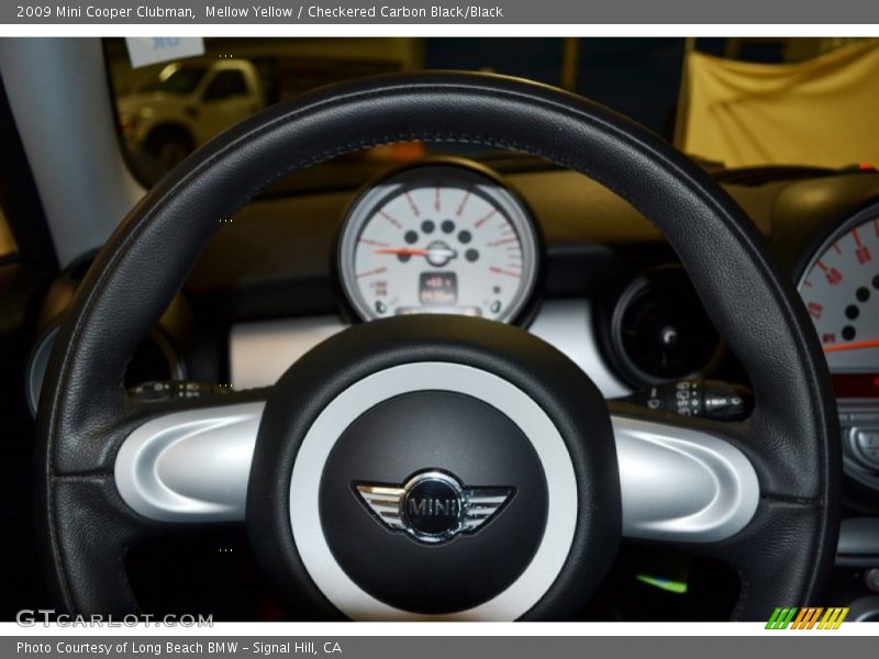 Mellow Yellow / Checkered Carbon Black/Black 2009 Mini Cooper Clubman