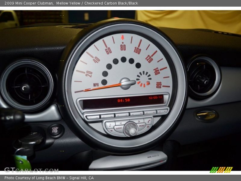 Mellow Yellow / Checkered Carbon Black/Black 2009 Mini Cooper Clubman